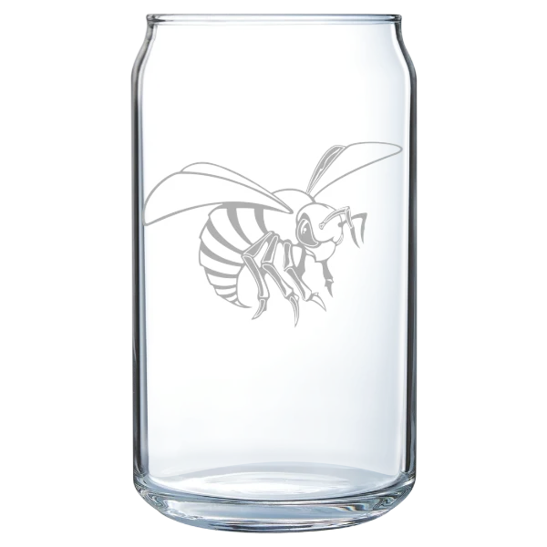 Alabama State University Polar Camel 16 oz. Can Glass
