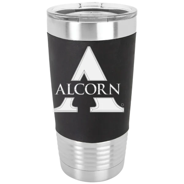 Alcorn State University Polar Camel 20 oz. Silicone Grip Tumbler with Standard Lid