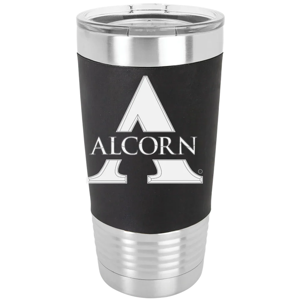 Alcorn State University Polar Camel 20 oz. Silicone Grip Tumbler with Standard Lid