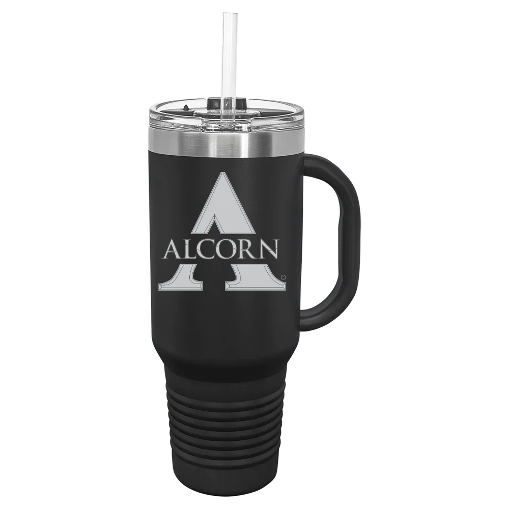 Alcorn State University Polar Camel 40 oz. Travel Mug with Snap Lid & Straw