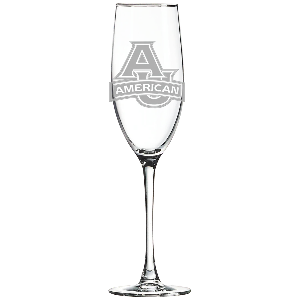 American University Polar Camel 8 oz. Champagne Flute