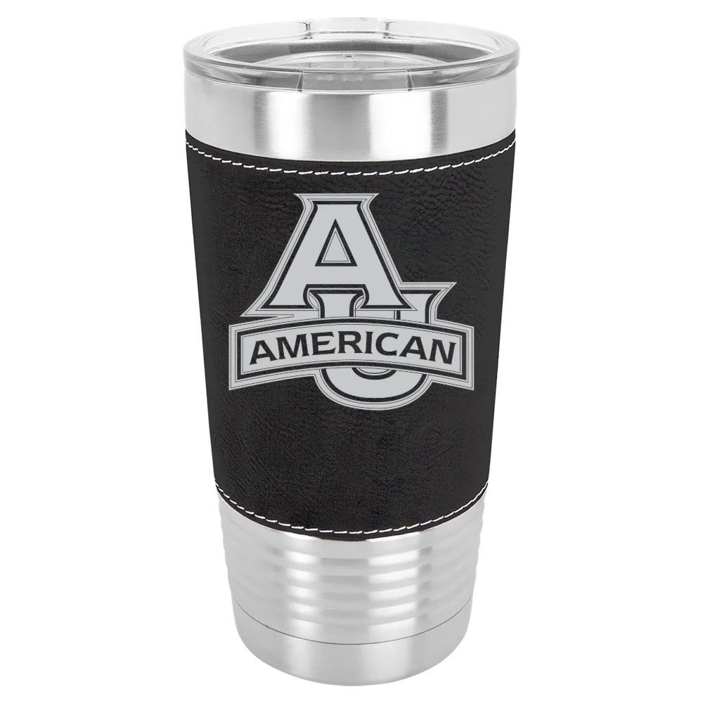 American University Polar Camel 20 oz. Leatherette Grip Tumbler with Standard Lid