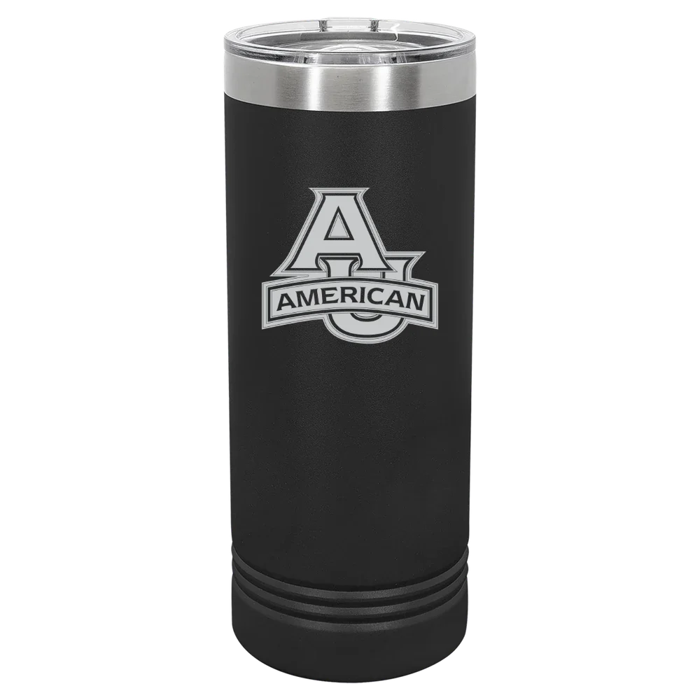 American University Polar Camel 22 oz. Skinny Tumbler with Slider Lid