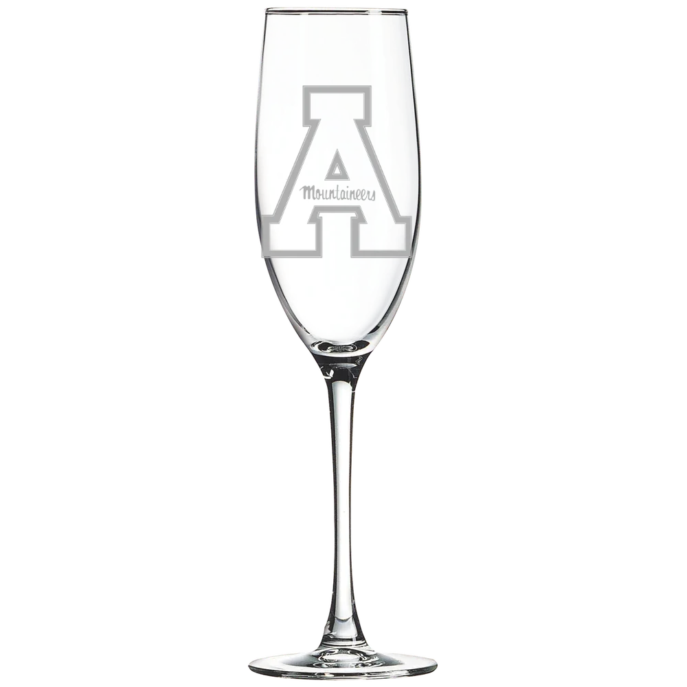 Appalachian State University Polar Camel 8 oz. Champagne Flute