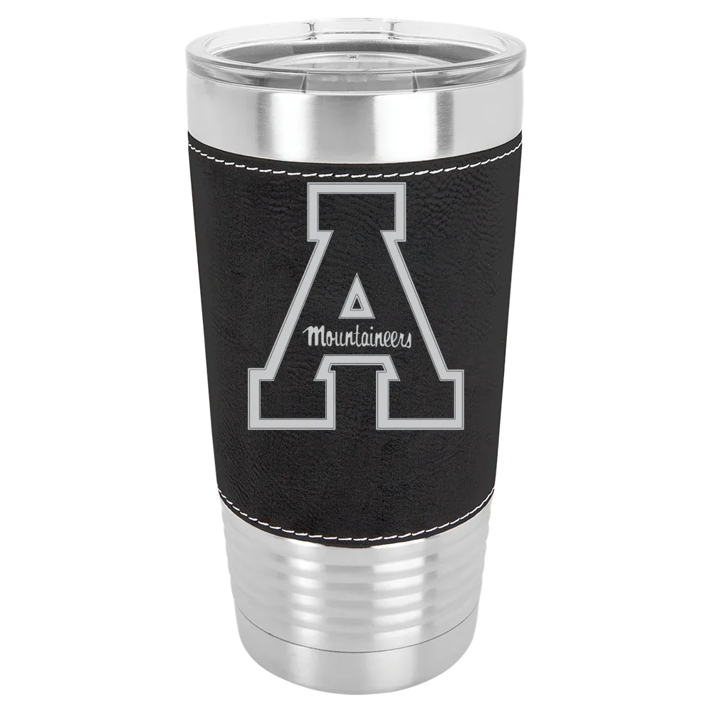 Appalachian State University Polar Camel 20 oz. Leatherette Grip Tumbler with Standard Lid