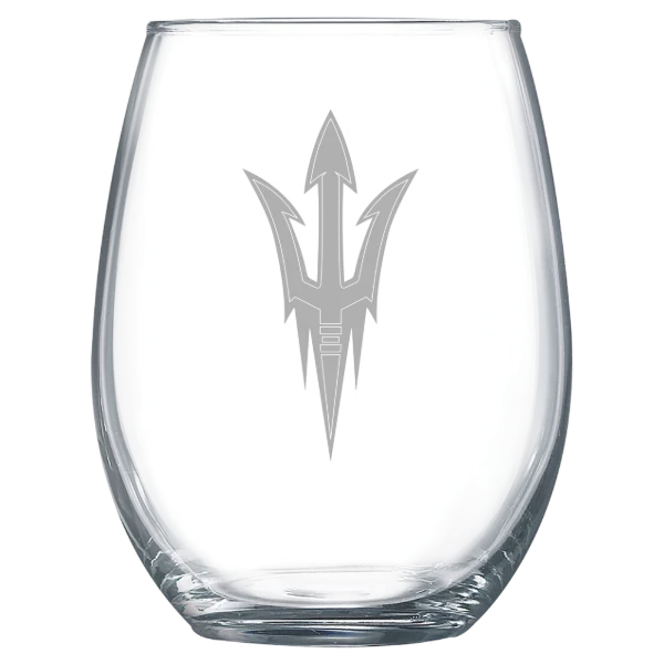 Arizona State University Polar Camel 15 oz. Stemless Wine Glass