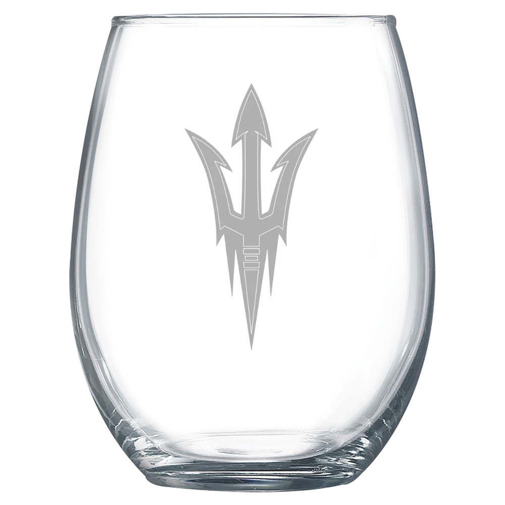Arizona State University Polar Camel 15 oz. Stemless Wine Glass