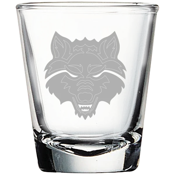 Arkansas State University Polar Camel 1.7 oz. Shot Glass