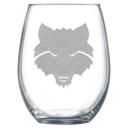 Arkansas State University Polar Camel 15 oz. Stemless Wine Glass