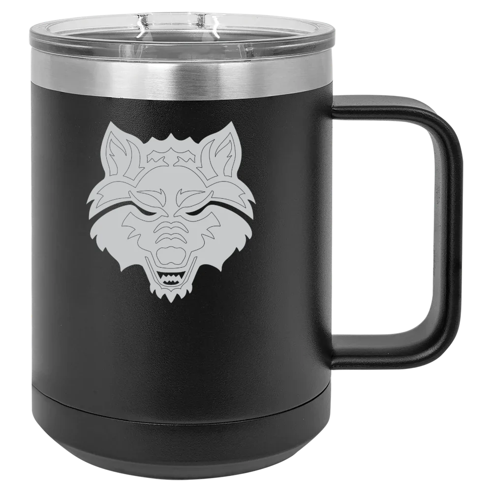 Arkansas State University Polar Camel 15 oz. Mug with Slider Lid