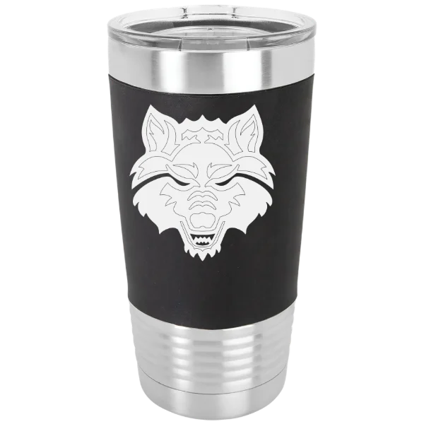 Arkansas State University Polar Camel 20 oz. Silicone Grip Tumbler with Standard Lid
