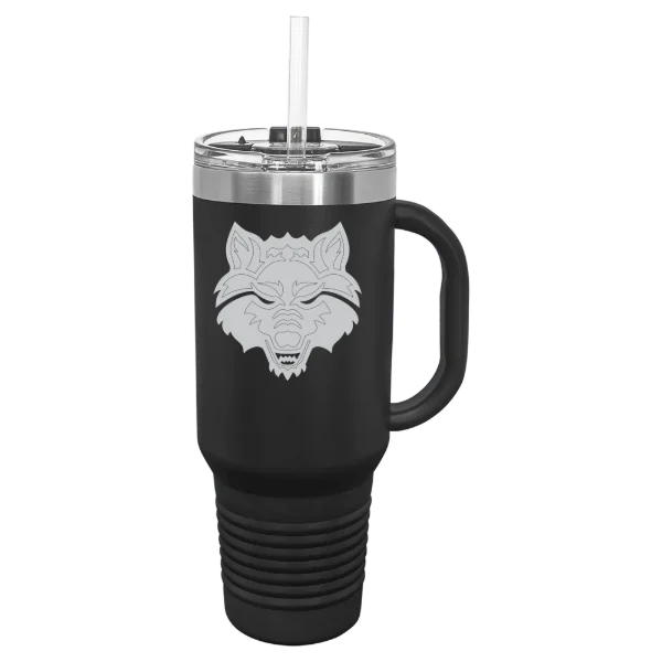 Arkansas State University Polar Camel 40 oz. Travel Mug with Snap Lid & Straw