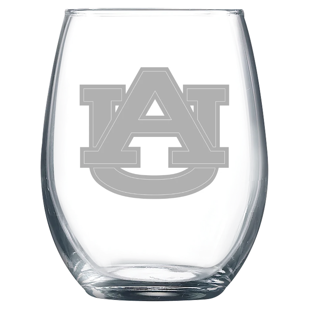 Auburn University Polar Camel 9 oz. Stemless Wine Glass