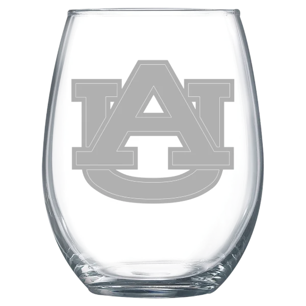 Auburn University Polar Camel 15 oz. Stemless Wine Glass