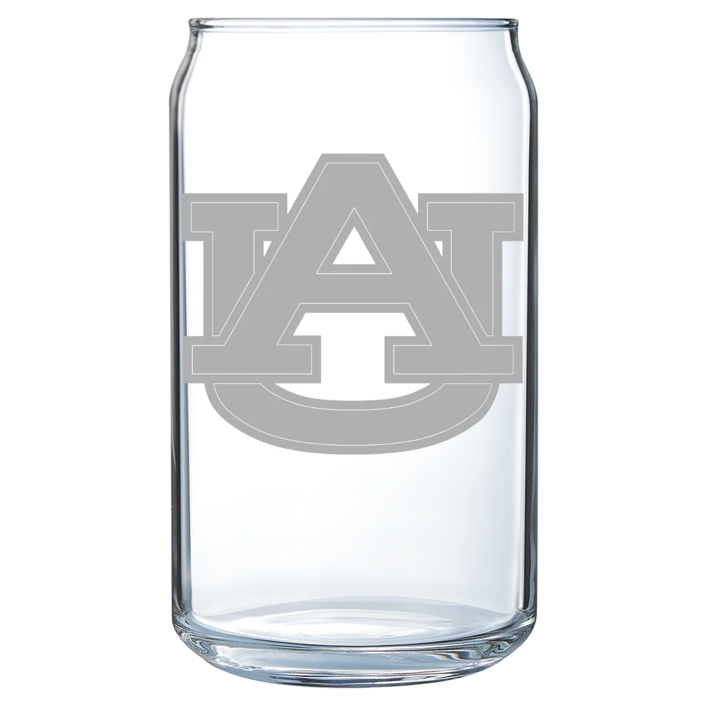Auburn University Polar Camel 16 oz. Can Glass