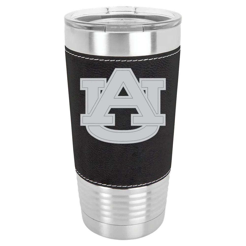 Auburn University Polar Camel 20 oz. Leatherette Grip Tumbler with Standard Lid