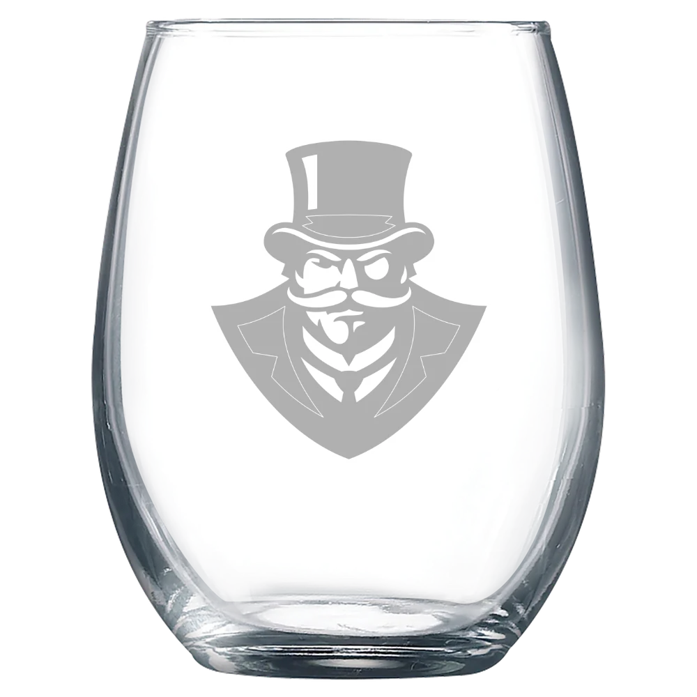 Austin Peay State University Polar Camel 9 oz. Stemless Wine Glass