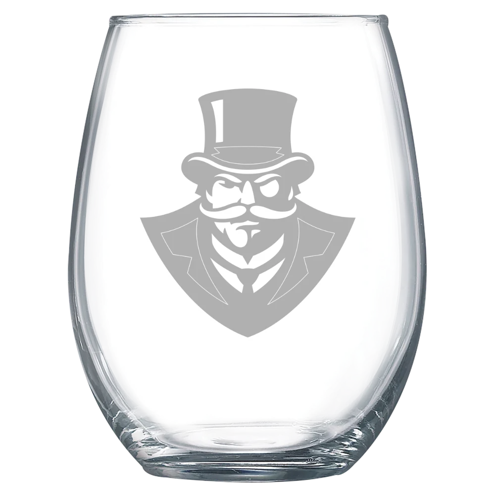 Austin Peay State University Polar Camel 15 oz. Stemless Wine Glass