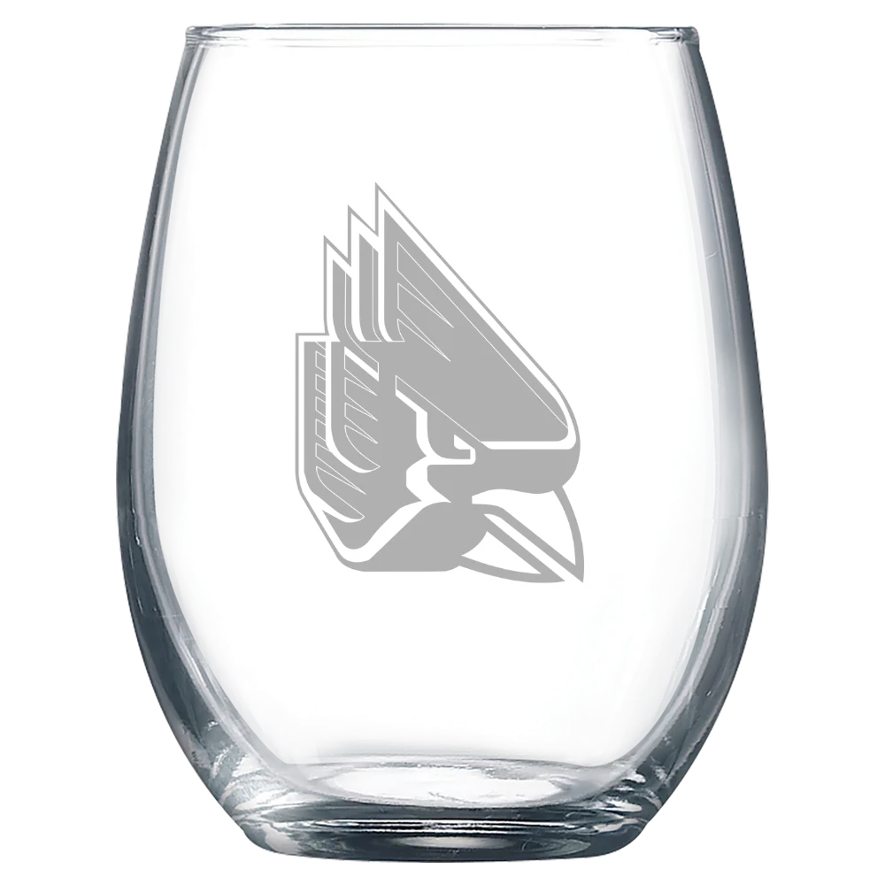 Ball State University Polar Camel 9 oz. Stemless Wine Glass