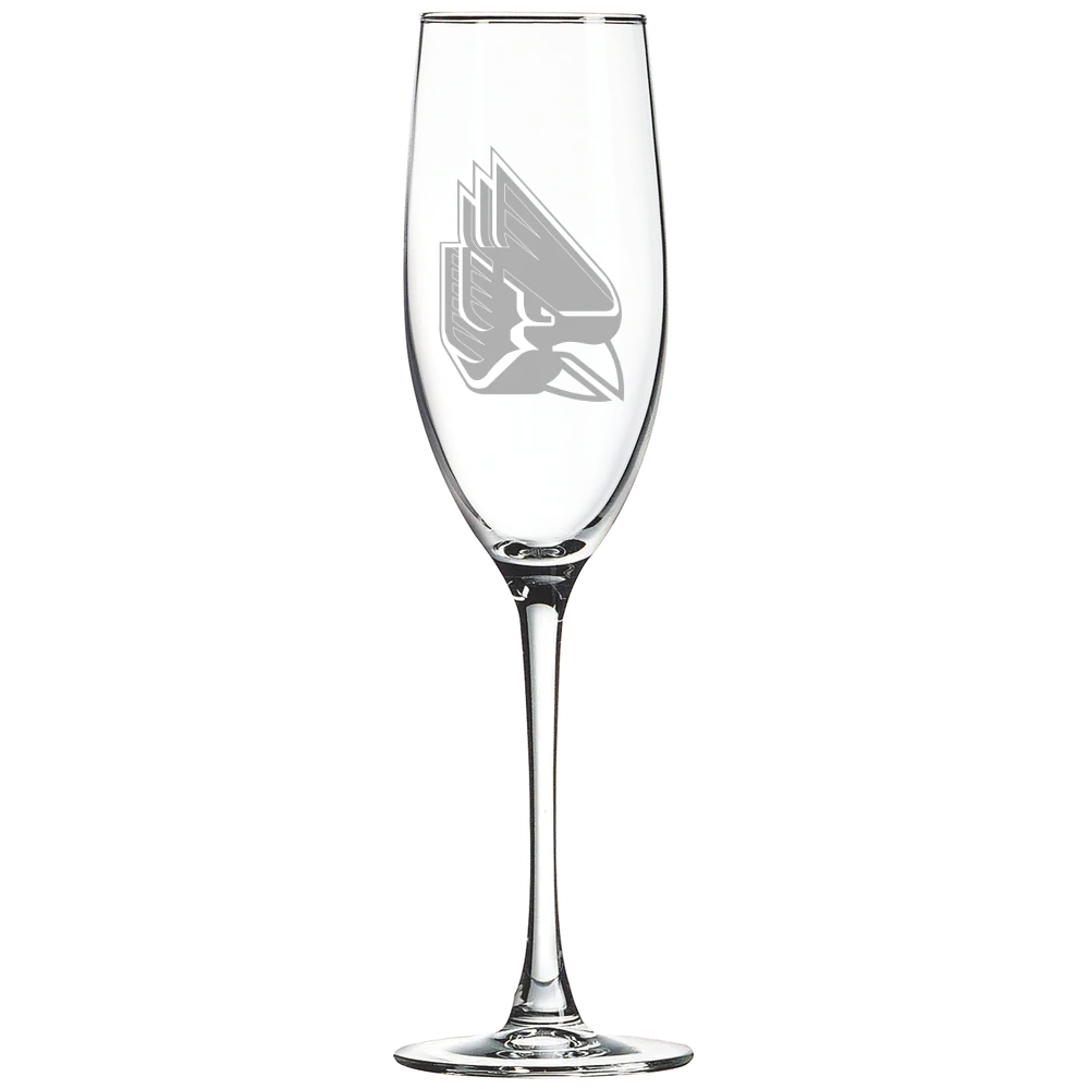 Ball State University Polar Camel 8 oz. Champagne Flute