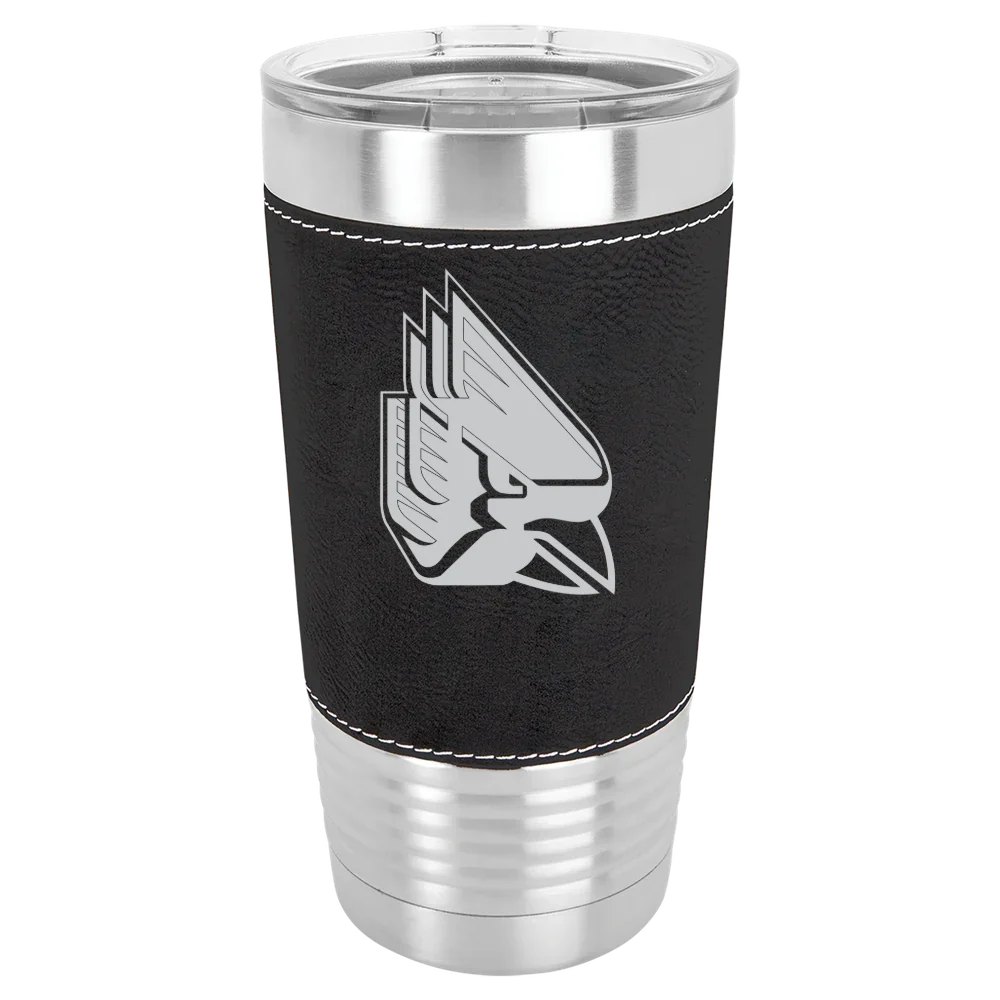 Ball State University Polar Camel 20 oz. Leatherette Grip Tumbler with Standard Lid