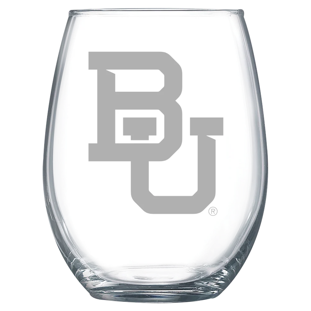 Baylor University Polar Camel 15 oz. Stemless Wine Glass