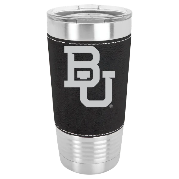 Baylor University Polar Camel 20 oz. Leatherette Grip Tumbler with Standard Lid