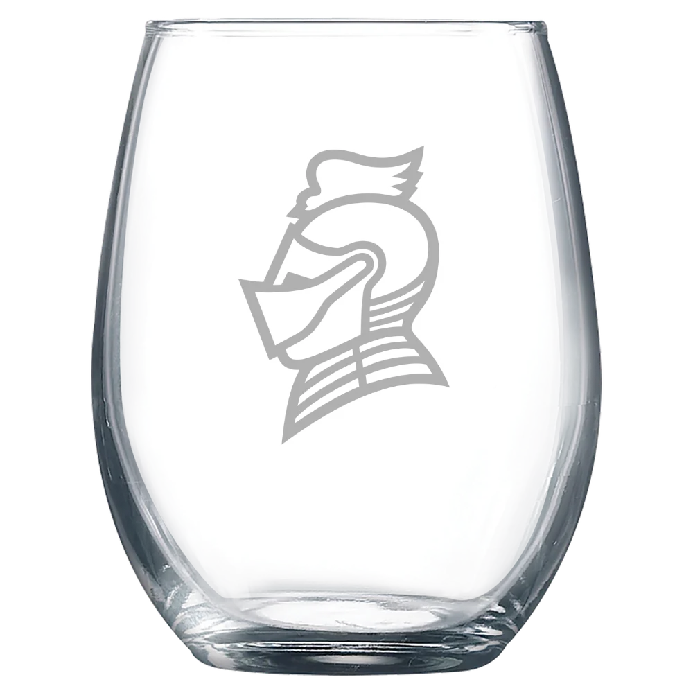 Bellarmine University Polar Camel 9 oz. Stemless Wine Glass