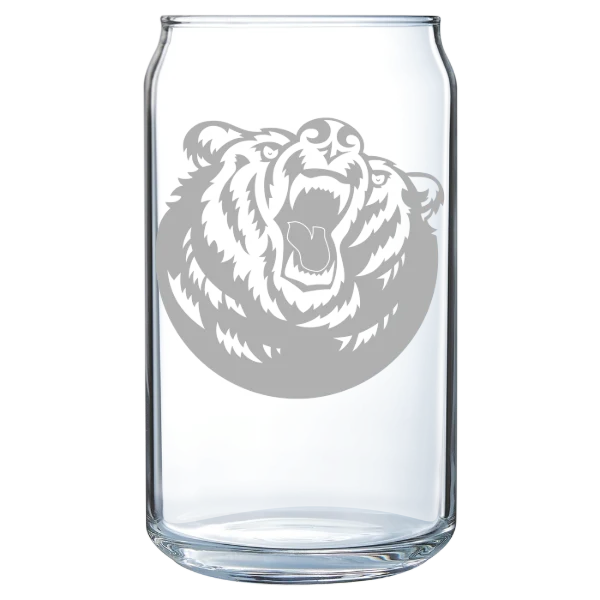 Belmont University Polar Camel 16 oz. Can Glass
