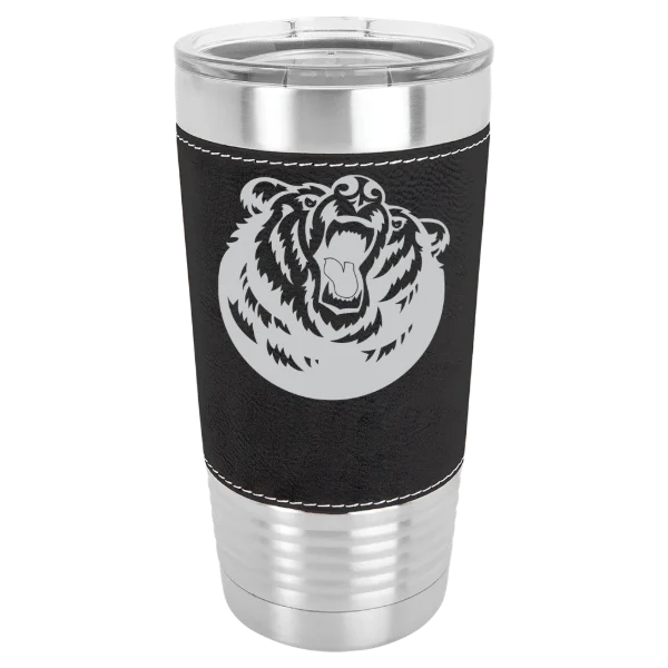 Belmont University Polar Camel 20 oz. Leatherette Grip Tumbler with Standard Lid