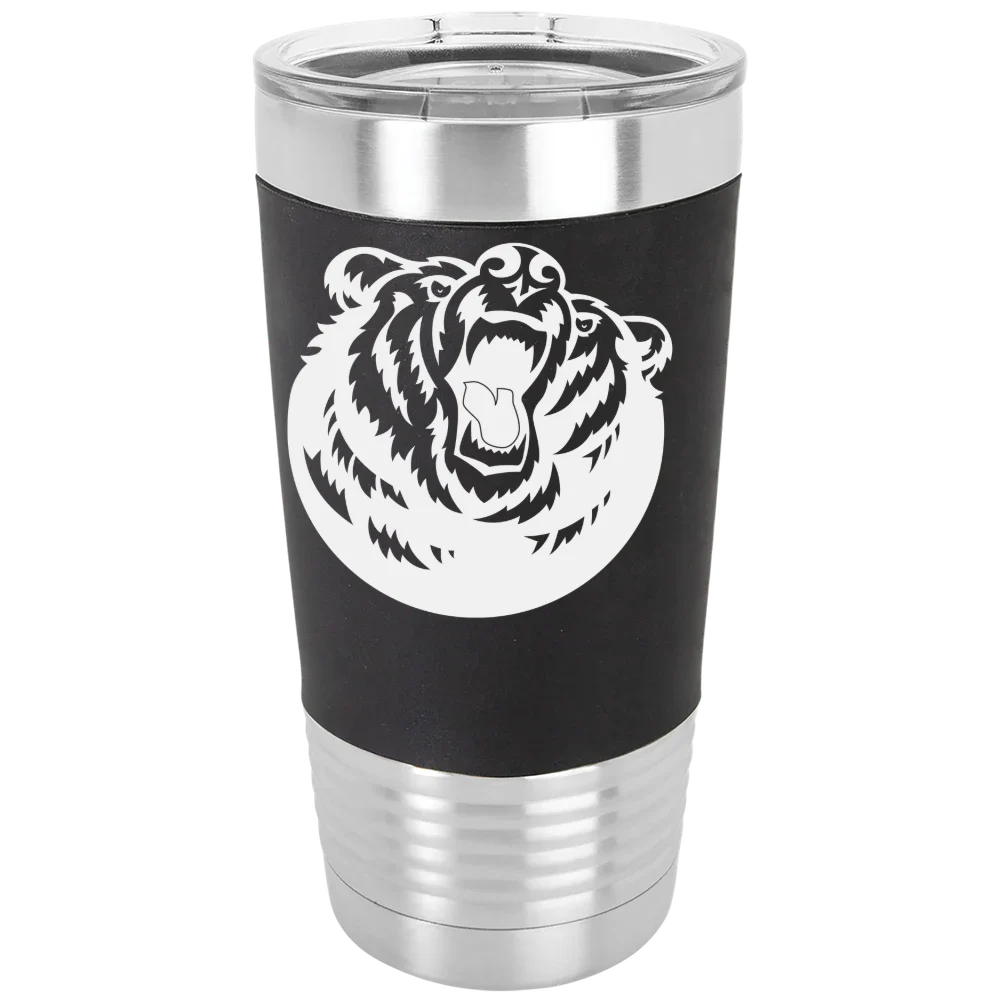 Belmont University Polar Camel 20 oz. Silicone Grip Tumbler with Standard Lid