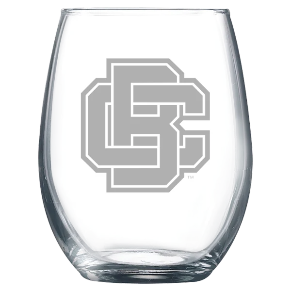 Bethune-Cookman University Polar Camel 9 oz. Stemless Wine Glass