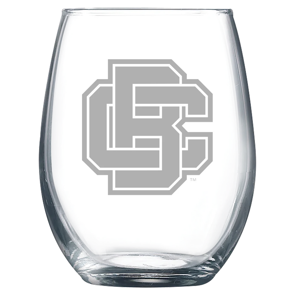 Bethune-Cookman University Polar Camel 9 oz. Stemless Wine Glass