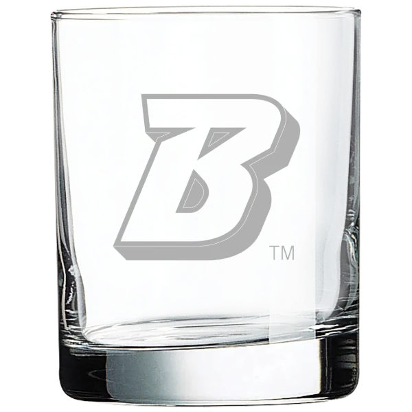 Binghamton University Polar Camel 10 1/2 oz. On The Rocks Glass