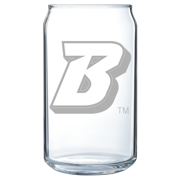 Binghamton University Polar Camel 16 oz. Can Glass