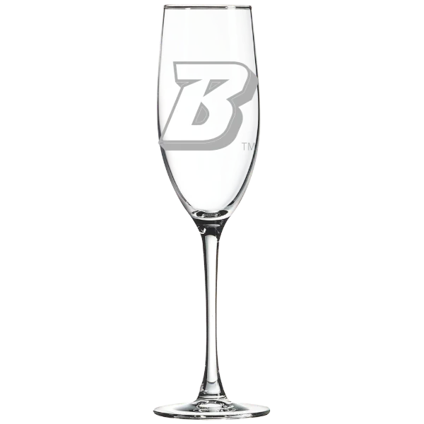 Binghamton University Polar Camel 8 oz. Champagne Flute
