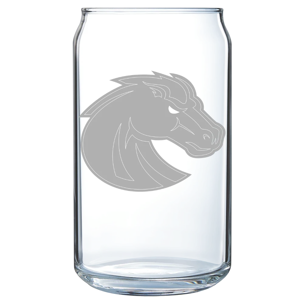 Boise State University Polar Camel 16 oz. Can Glass