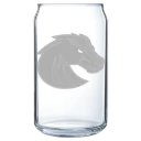 Boise State University Polar Camel 16 oz. Can Glass