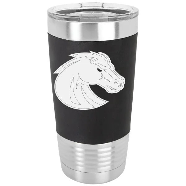 Boise State University Polar Camel 20 oz. Silicone Grip Tumbler with Standard Lid