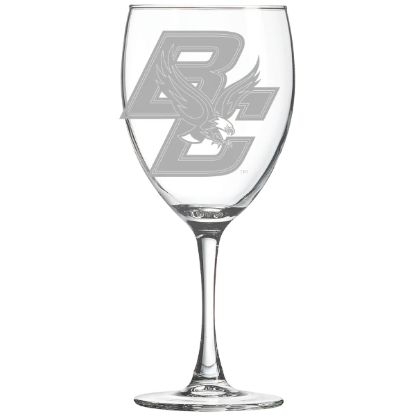 Boston College Polar Camel 10 1/2 oz. Wine Glass