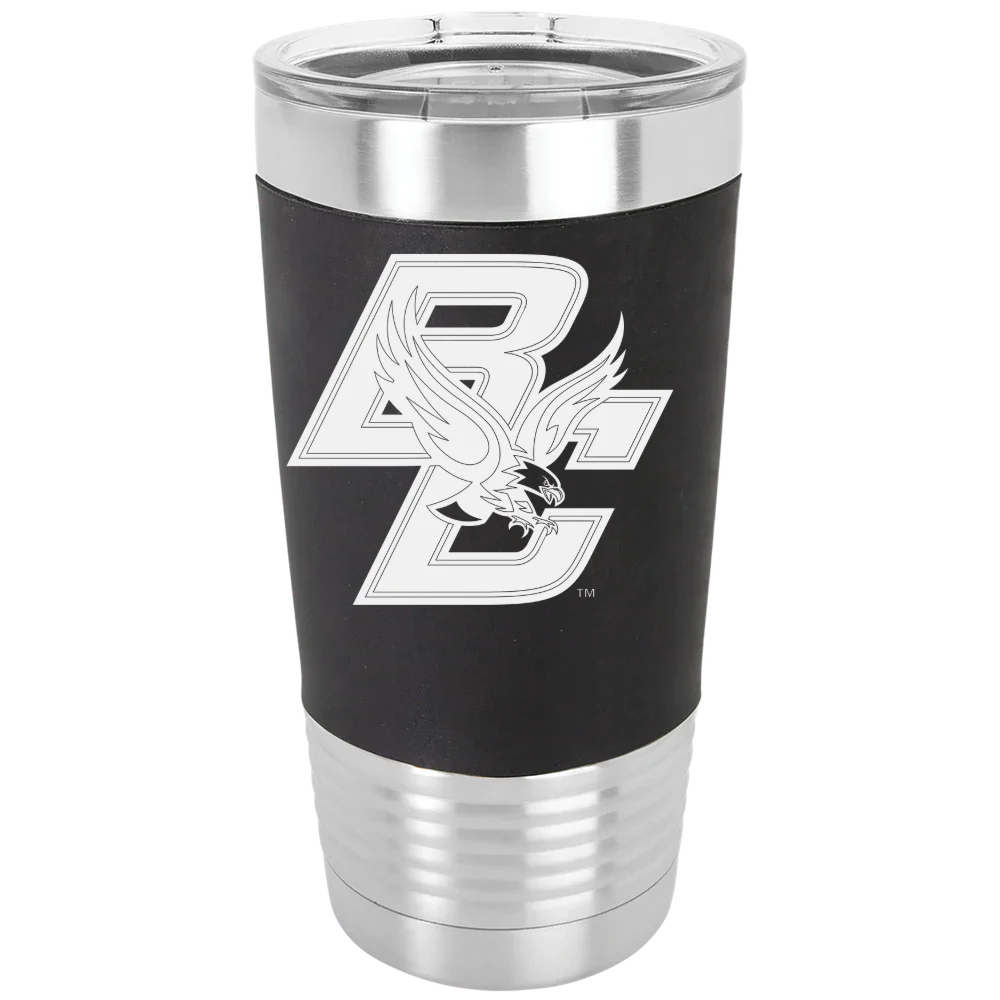 Boston College Polar Camel 20 oz. Silicone Grip Tumbler with Standard Lid