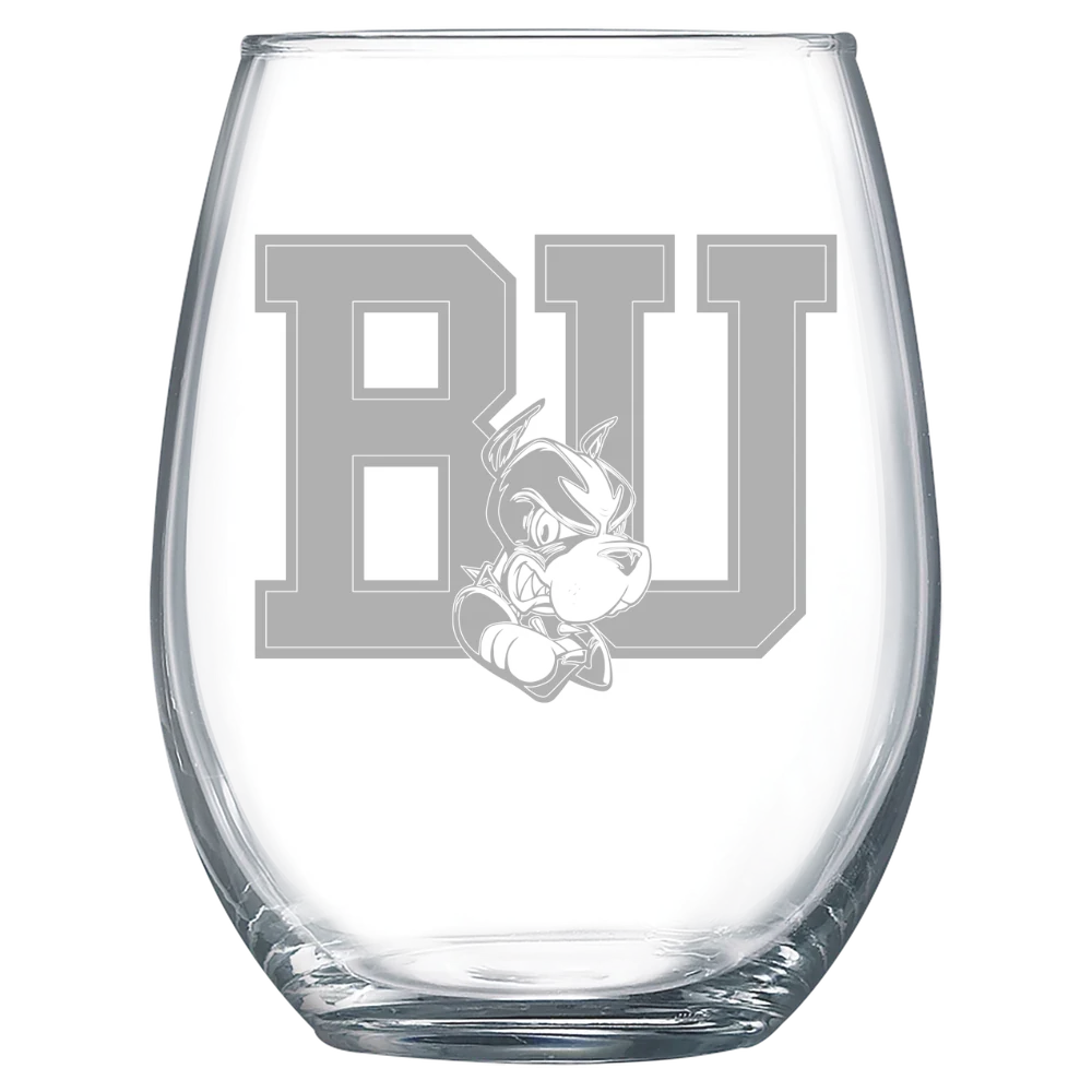 Boston University Polar Camel 15 oz. Stemless Wine Glass