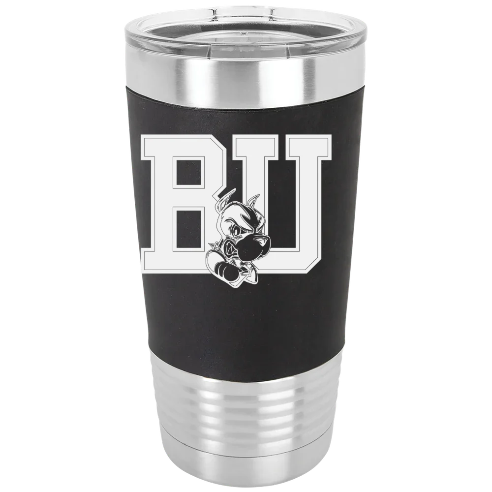 Boston University Polar Camel 20 oz. Silicone Grip Tumbler with Standard Lid