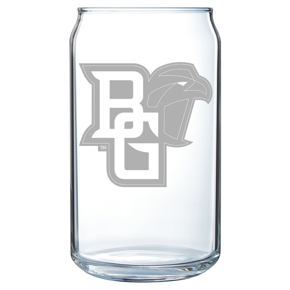 Bowling Green State University Polar Camel 16 oz. Can Glass