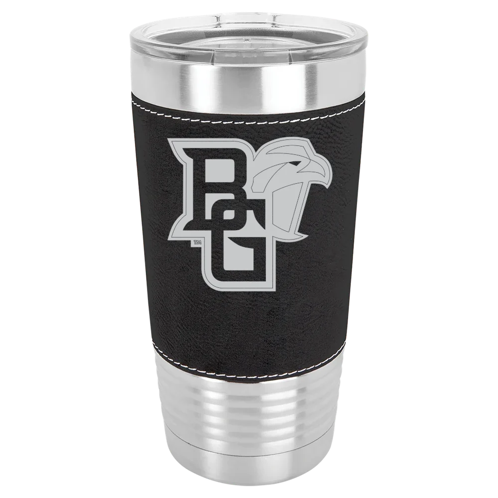 Bowling Green State University Polar Camel 20 oz. Leatherette Grip Tumbler with Standard Lid