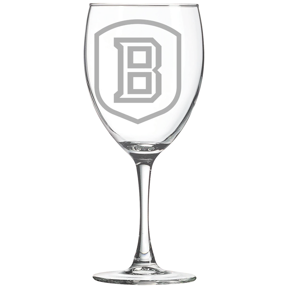 Bradley University Polar Camel 10 1/2 oz. Wine Glass