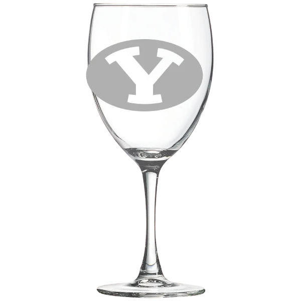 Brigham Young University Polar Camel 10 1/2 oz. Wine Glass