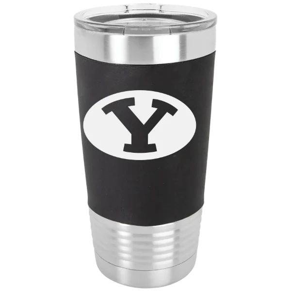Brigham Young University Polar Camel 20 oz. Silicone Grip Tumbler with Standard Lid