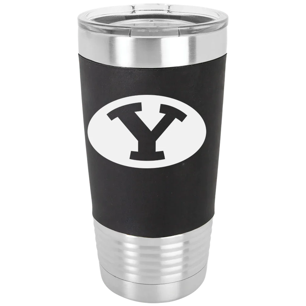 Brigham Young University Polar Camel 20 oz. Silicone Grip Tumbler with Standard Lid