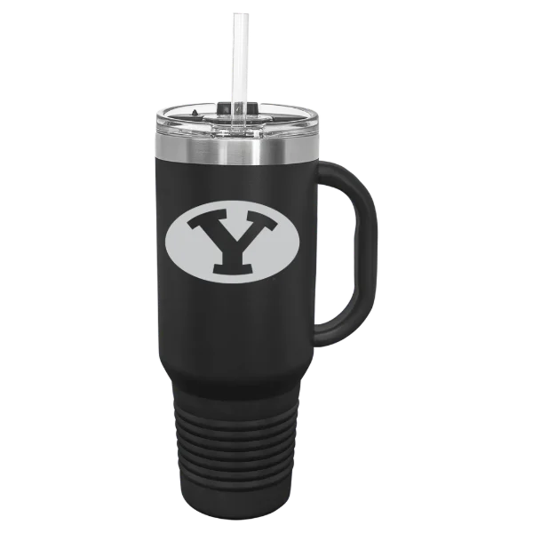 Brigham Young University Polar Camel 40 oz. Travel Mug with Snap Lid & Straw